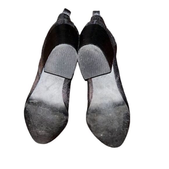 Ivanka Trump Pewter Leather Ankle Boots Size 6.5M) - Picture 4 of 8